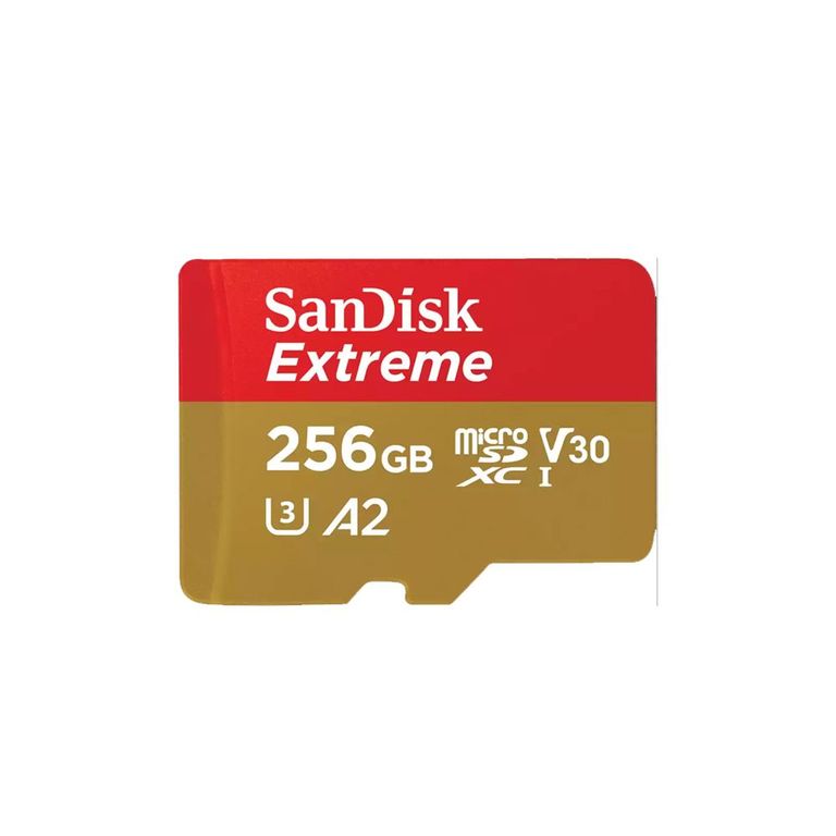 Memoria Micro SD Sandisk 256GB - R190mb - W130mb - Extreme