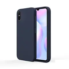 GENERICO - Funda para Xiaomi 9A Soft Feeling Antishock Azul Resistente Antigolpe