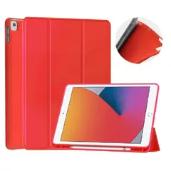 GENERICO - Funda para Xiaomi Redmi Pad 11" Imantada + Portalápiz Roja Antishock