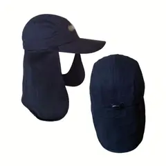 KAST PE - Sombrero Gorro Alta Proteccion Sol Cubre Nuca - Azul Marino