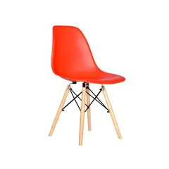 OFIDEAS - Silla de Comedor Diseño Eames Color Rojo