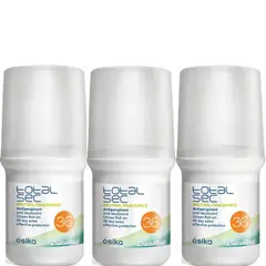 ESIKA - Pack x3 TOTAL SEC UNISEX desodorante roll on de 50ml