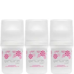 CYZONE - Pack x3 TOTAL GIRLINK desodorante roll on de 50ml