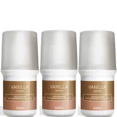 ESIKA - Pack x3 VANILLA SCENT desodorante roll on de 50ml