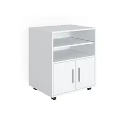 AMUEBLE - MUEBLE ARCHIVADOR AUXILIAR OSCAR PARA IMPRESORA BLANCO tiendas