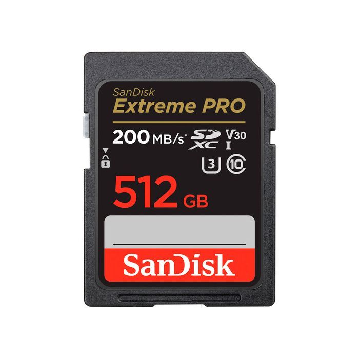 Memoria SD Extreme Pro 512GB - R200mb - W140mb