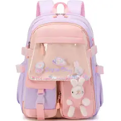 GENERICO - Mochila escolar kawaii juvenil coreana Medd Dunny conejo