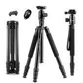 WEIFENG - Trípode Profesional 160 Cm WF-6620A Disparador Bluetooth