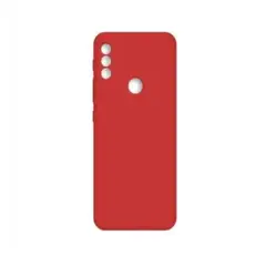GENERICO - Funda Case para Motorola E20 Soft Feeling Antishock Rojo Antigolpe