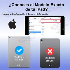 GENERICO - Funda Case para iPad 6 ta Gen con Portalápiz Transparent Antishock