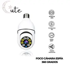 GENERICO - FOCO CÁMARA ESPÍA 360 GRADOS