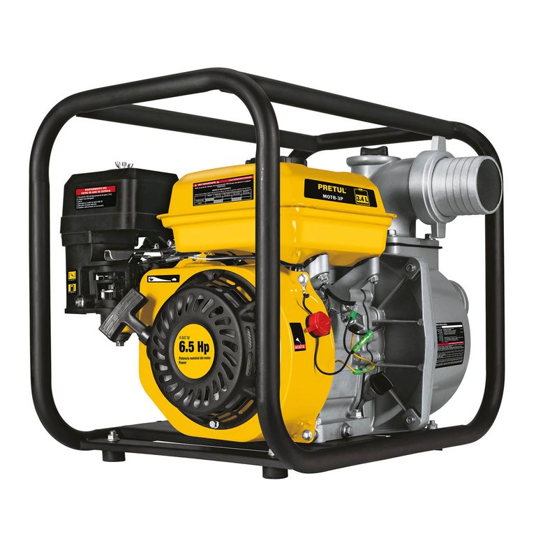 Motobomba autocebante 3 x 3 a gasolina 6-12 HP