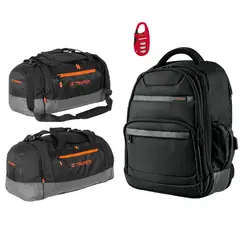 TRUPER - Combo maletas deportivas camping y mochila porta laptop