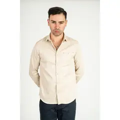 VOLTAIRE - Camisas manga larga en 100 algodón pima peruano