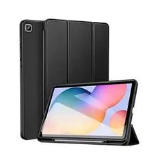 GENERICO - Funda Flip Magnética Tablet Samsung Tab s6 Lite 10.4 2020 Negro