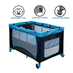 COSCO - Cuna Corral Pack and Play Stella Azul