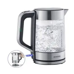 SEVERIN - Hervidor Eléctrico WK 3420 Cristal 1.7Litros