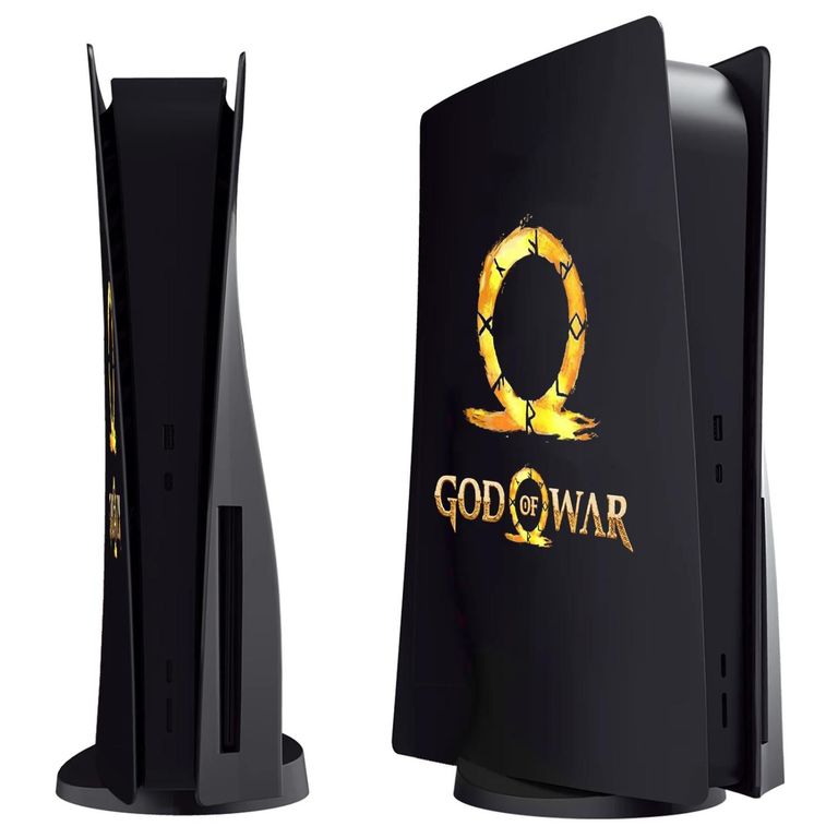 Cubierta Tapa Reemplazo para PS5 Standard GOD OF WAR RAGNAROK.