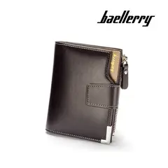 BAELLERRY - BILLETERA MONEDERO CON BROCHE CUERO HOMBRE