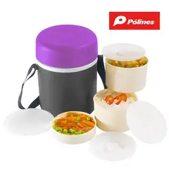 POLIMES - Lonchera Termica para alimentos -100% CALIDAD