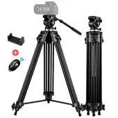 WEIFENG - Trípode Profesional 190 cm WF-717 + Disparador Bluetooth