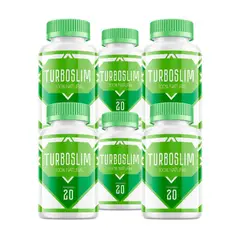 GENERICO - Turboslim Pack 6 Frascos Suplemento Natural
