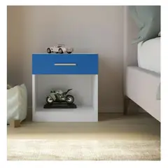 GENERICO - VELADOR FANTASY - LA CASA DEL MUEBLERO - BLANCO CON AZUL