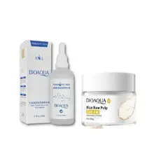 BIOAQUA - Pack Serum Acido Hialuronico y Aclarante de Arroz