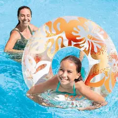 INTEX - Salvavidas grande inflable con diseño y Resistente -