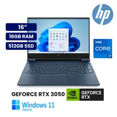 HP - Gamer Victus 16-D1007LA 16.1” Intel I7-12700H 16GB DDR5 512GB RTX-3050 4GB Windows 11