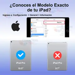 GENERICO - Funda para iPad 105 Imantada Portalápiz Transparente Antishock