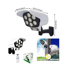 OEM - Lampara Foco con Panel Solar y Sensor de Movimiento