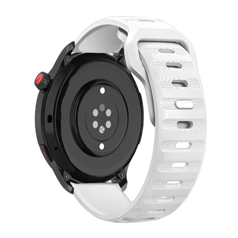 Correa Silicona SPG para SAMSUNG WATCH 4 / 4 CLASSIC - Blanco