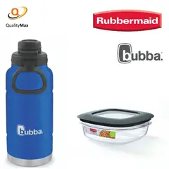 BUBBA - Botella 1 Litro Azul + 1 Hermético Premier 710ml