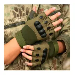 GENERICO - Guantes Mitones tactico con proteccion