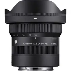 SIGMA - 10-18mm f/2.8 DC DN Contemporánea Lente Para Sony E - Negro