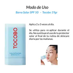 TOCOBO - PROTECTOR SOLAR EN BARRA SPF 50 - Cootton 19gr