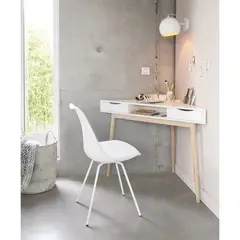 TU MESITA - Escritorio Esquinero Detroit Blanco 80cm