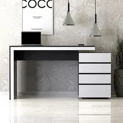 TU MESITA - Escritorio Contemporáneo Sanse Negro 142cm