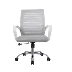 OFIDEAS - Silla de Oficina Dex Ejecutiva GrisBlanco