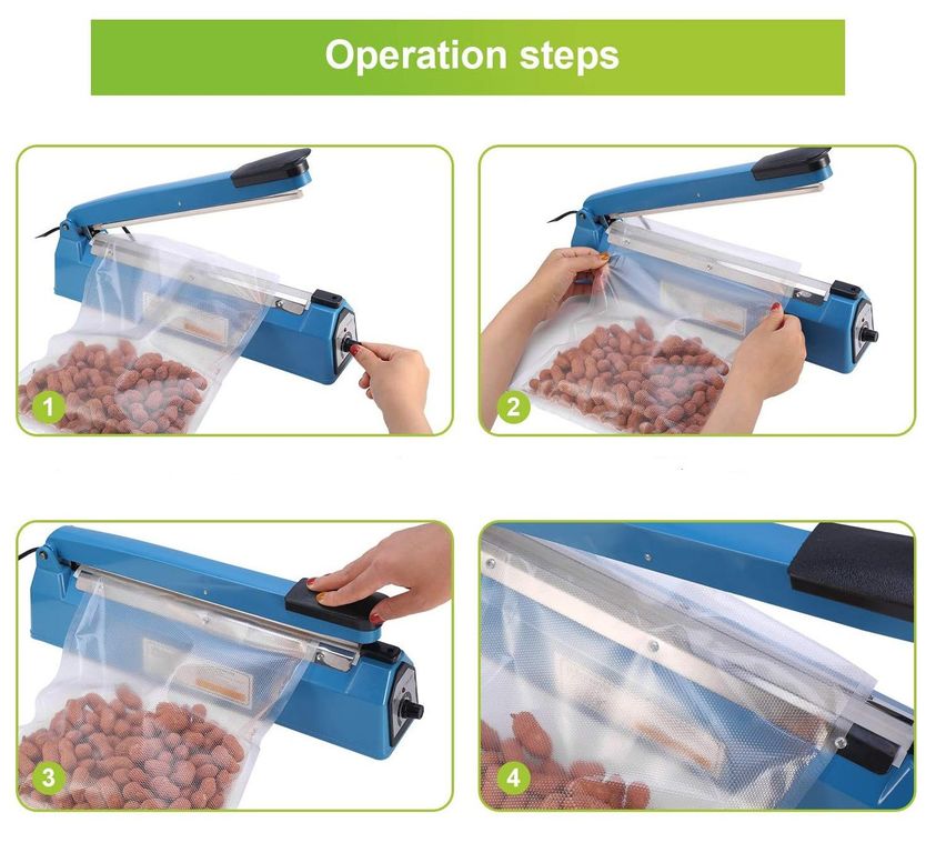 Selladora Y Cortadora De Bolsa De 20 Cm Repuesto