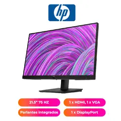 HP - MONITOR P22h G5 21.5" FHD, 75 HZ, HDMI / VGA / DP / Parlantes