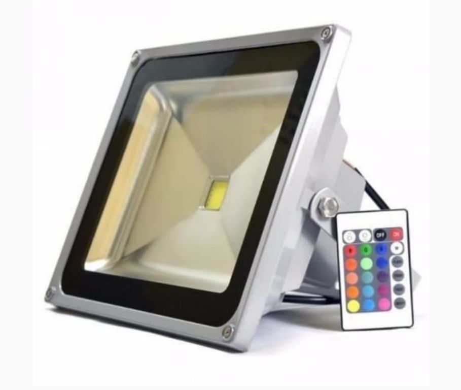 Reflector Led RGB 30w a Control Remoto