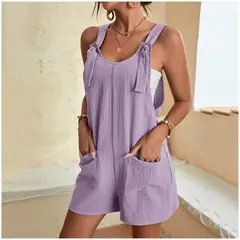 ROSUE - Overol short otoño primavera verano mujer Standard