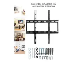 PREMIUM - Rack soporte para tv 26-63 pulgadas fijo estatico LED LCD PDP