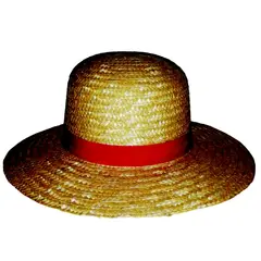 GENERICO - SOMBRERO DE PAJA ONE PIECE LUFFY ADULTO