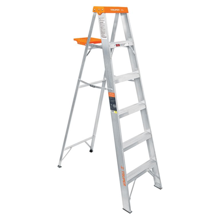 Escalera de tijera tipo ll 5 peldaños y bandeja 10335