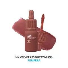 PERIPERA - TINTA DE LABIOS INK VELVET N° 23 NUTTY NUDE -