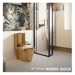 STONE - INODORO MINIMALISTA NORDI GOLDEN