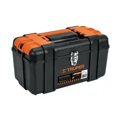 TRUPER - Caja para herramienta 17 con compartimentos broches metálicos